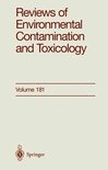 Reviews of Environmental Contamination and Toxicology 181 - Reviews of Environmental Contamination and Toxicology