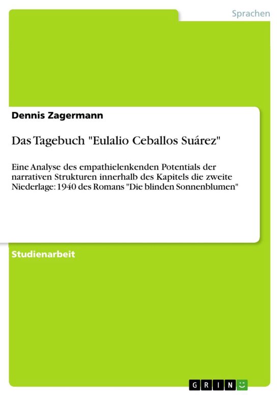 Das Tagebuch "Eulalio Ceballos Suárez" - cover