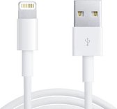 Apple iPhone Lader - USB Oplader inclusief lightning kabel van 2 Meter - Apple iPhone 12/11/11 PRO/ XS/ XR/ X/ iPhone 8/ 8 Plus/ iPhone SE - Oplaadkabel en Adapter - wit