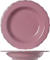 Cosy & Trendy Juliet Diep Bord - Ø 23 cm - Roze - Set-12