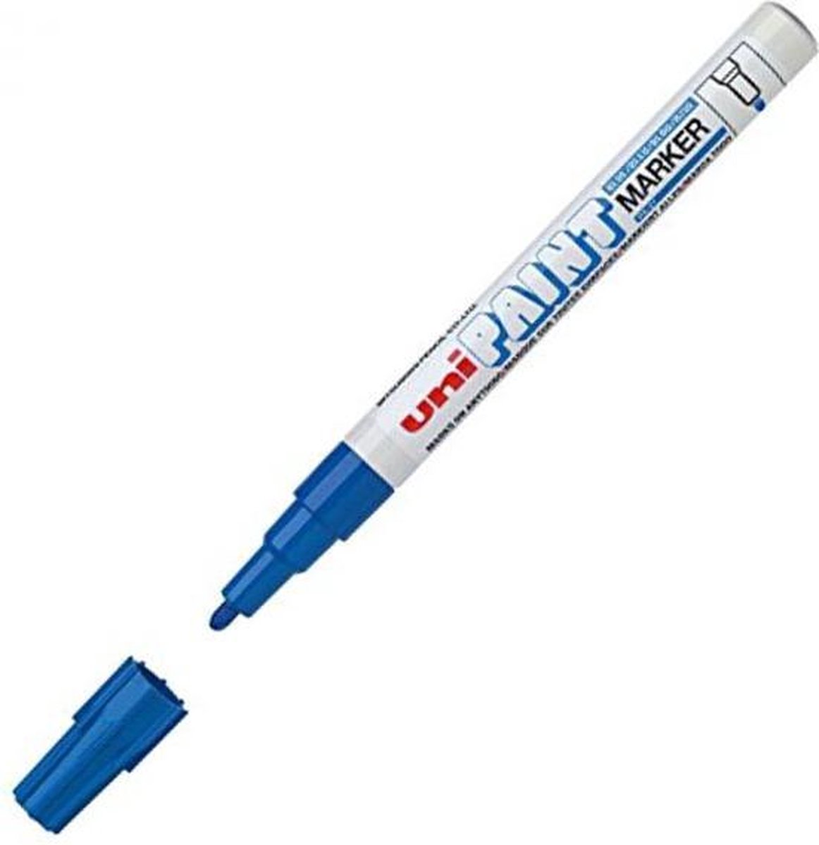 Uni Paint PX-21 Paint Marker - Donkerblauwe verfstift met 0.8 - 1.2 mm punt