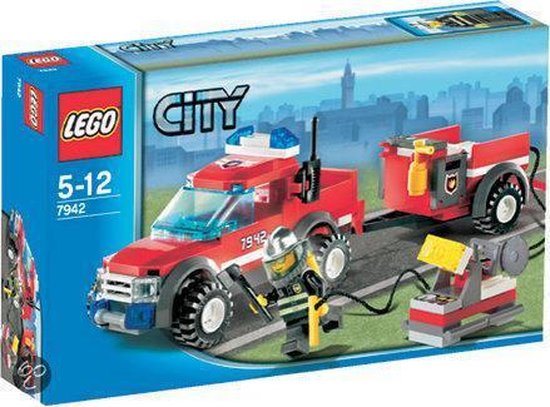LEGO City Brandweer Pick-Up Truck - 7942
