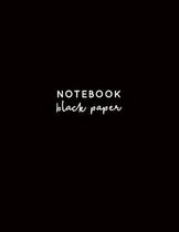 Notebook Black Paper