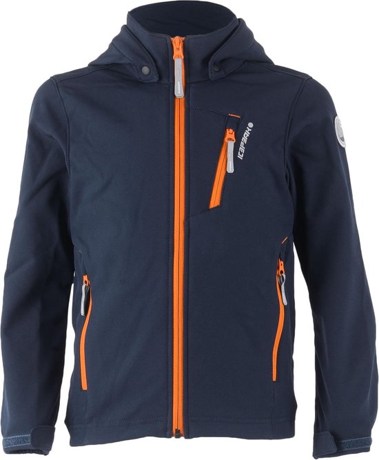 Icepeak Teemu Softshell Jas Junior Sportjas - Maat 152 - Unisex -  antraciet/oranje | bol.com