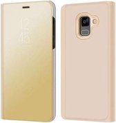 Clear View Stand Cover voor de Samsung Galaxy A5/A8 (2018) – Goud