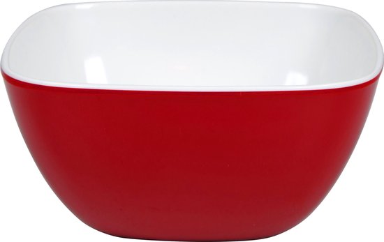Bo-Camp Kom - 100% Melamine - 10,2x10,2x5 Cm - Two-tone Rood — afbeelding 2