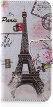 Parijs Eiffeltoren agenda wallet hoesje Samsung Galaxy A6 (2018)