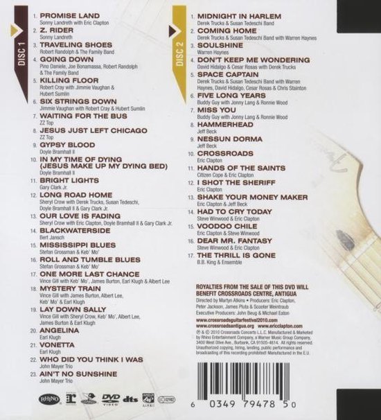 Eric Clapton - Crossroads Guitar Festival 2010, Eric Clapton