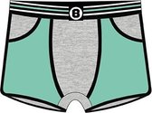 Bolas Boxershort Short Pitch Aqua - Heren