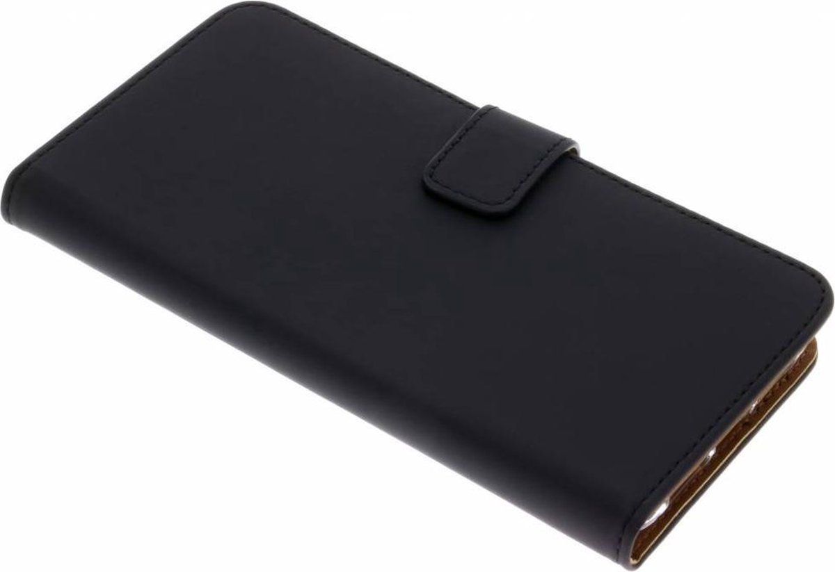 Hoesje Met Pasjeshouder Geschikt voor Huawei P20 - Luxe Softcase Bookcase - Zwart