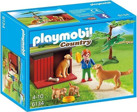 Playmobil Country: Golden Retrievers avec chiots (6134)