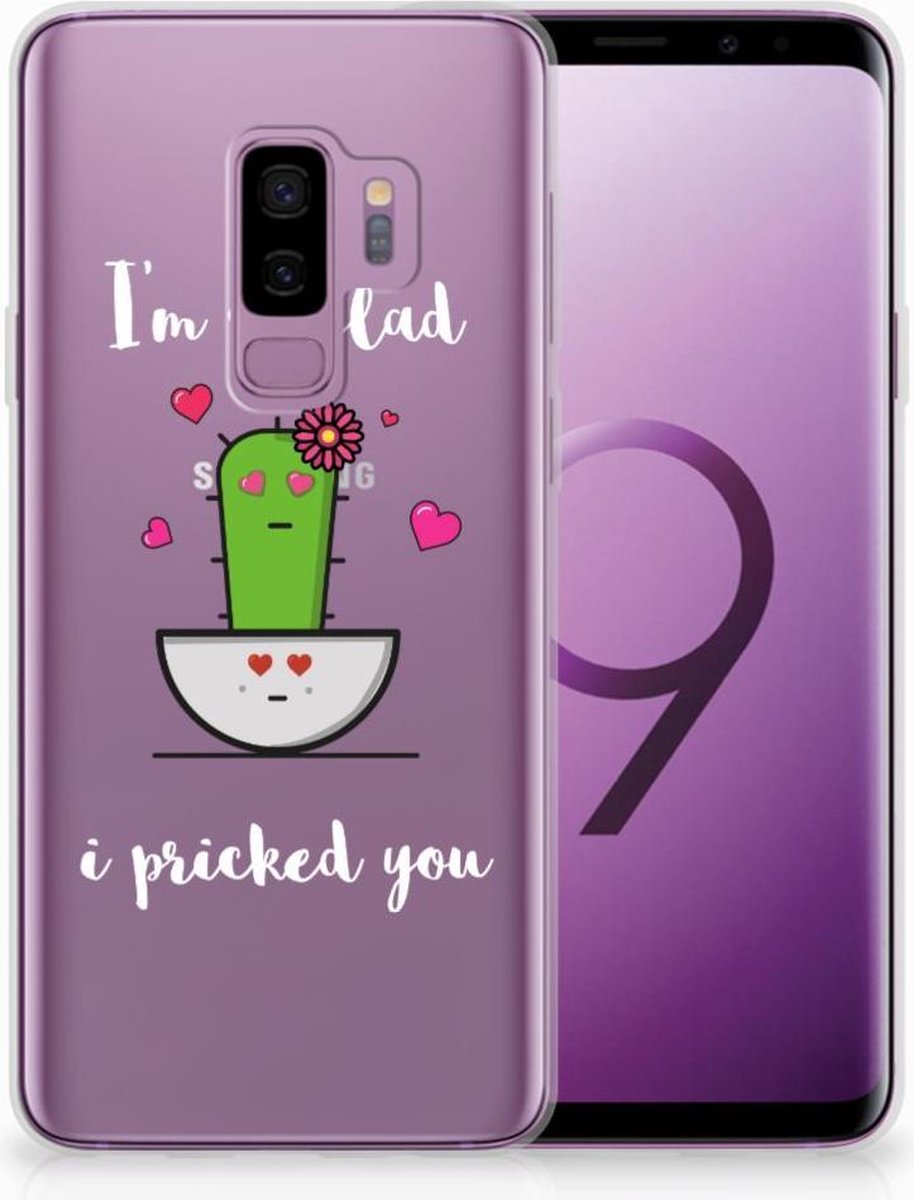 Samsung Galaxy S9 Plus Telefoonhoesje met Naam Cactus Glad