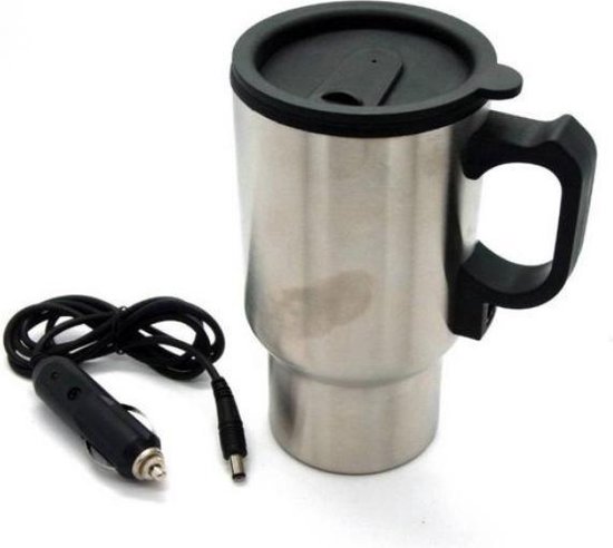 QWETCH - Thermosbeker voor onderweg - pastelblauw 240ml - koffie- en theethermoskan van roestvrij staal - 6 uur warm en 12 uur koud - compact en waterdicht, reisbeker