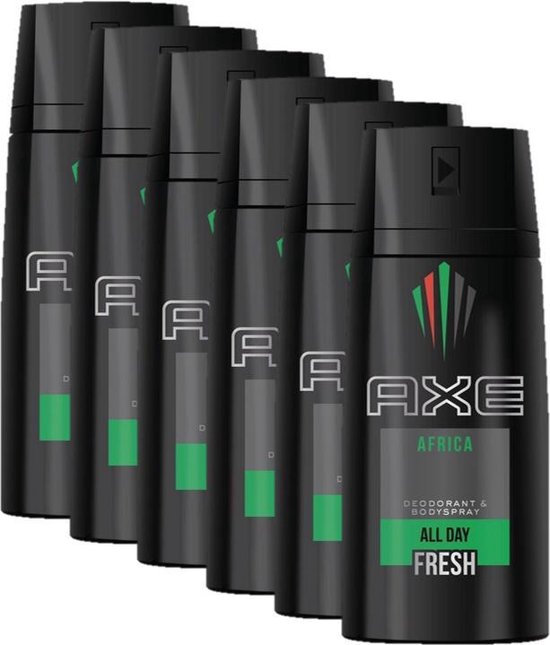 Axe Deodorant spray Africa 6 x 150 ml