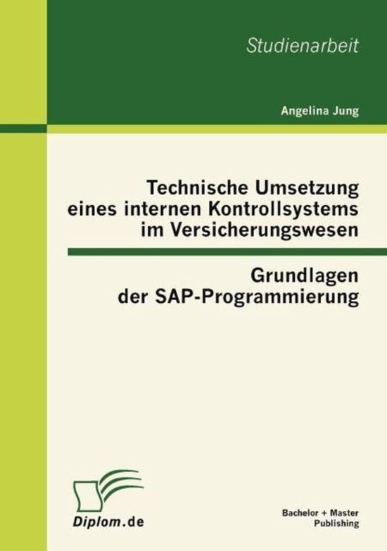 Technische Umsetzung eines internen Kontrollsystems im Versi ... - cover