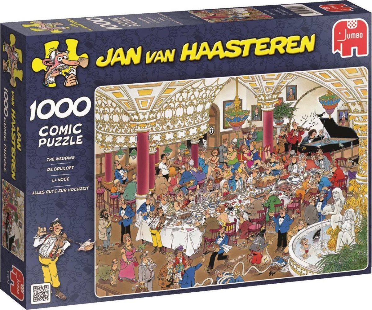 dinsdag smeren Industrialiseren Jan van Haasteren De Bruiloft puzzel - 1000 stukjes | bol.com