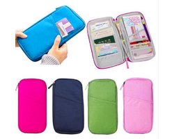 CoshX® Reis portemonnee wijn rood zonder logo - Travel wallet - reisdocumenten houder - paspoorthouder - Paspoorthoesje