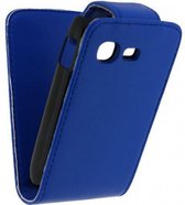 Xccess Leather Flip Case Samsung S5310 Galaxy Pocket Neo Blue