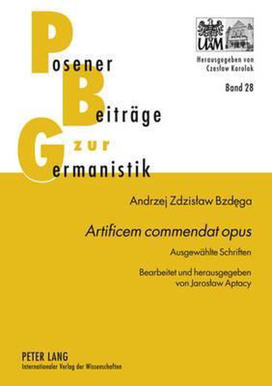 Artificem commendat opus - cover