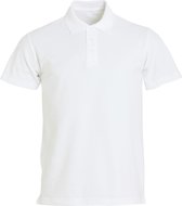 Clique Basic heren polo wit xl