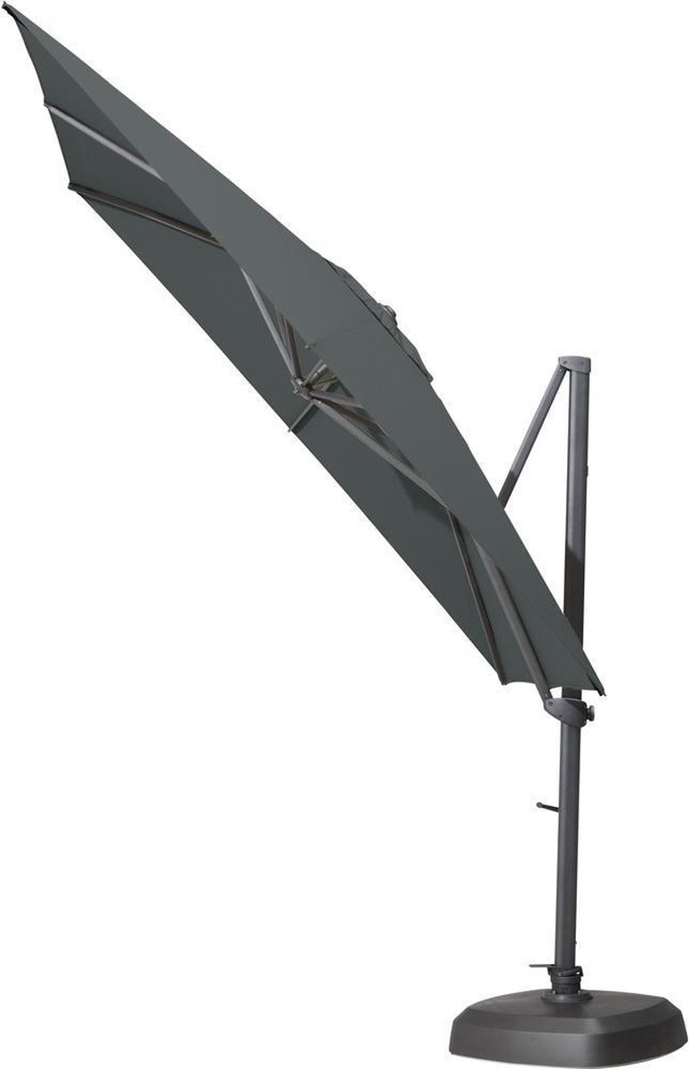 4 Seasons Outdoor Siesta zweefparasol 300 x 300 cm - charcoal