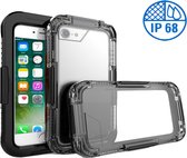 iPhone SE 2020 Hoesje - iPhone SE 2022 Hoesje - iPhone 8 Hoesje - iPhone 7 Hoesje - Waterdicht Case Zwart met IP68 Certificering