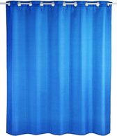 Wenko douchegordijn | Uni Blauw | 180 x 200 | Textiel | anti-schimmel
