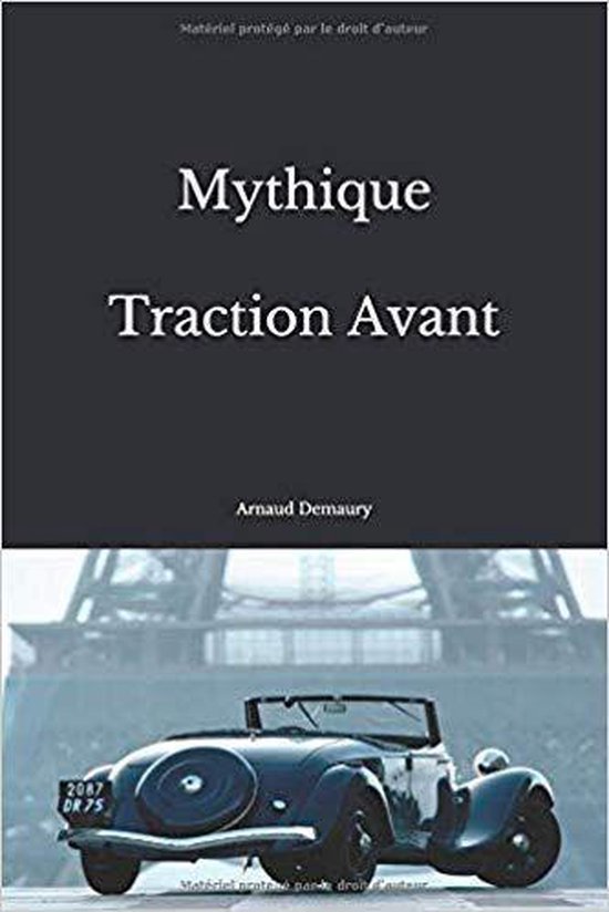 Mythique Traction Avant - cover