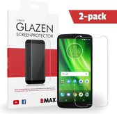 2-pack BMAX geschikt voor Motorola Moto G6 Play Glazen Screenprotector | Beschermglas | Tempered Glass