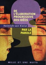 De l'élaboration progressive des idées par la parole