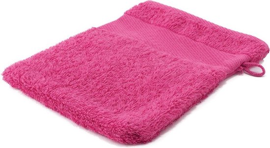 Arowell Washand Washandje 21 x 16 cm - 500 Gram - Roze - 3 stuks