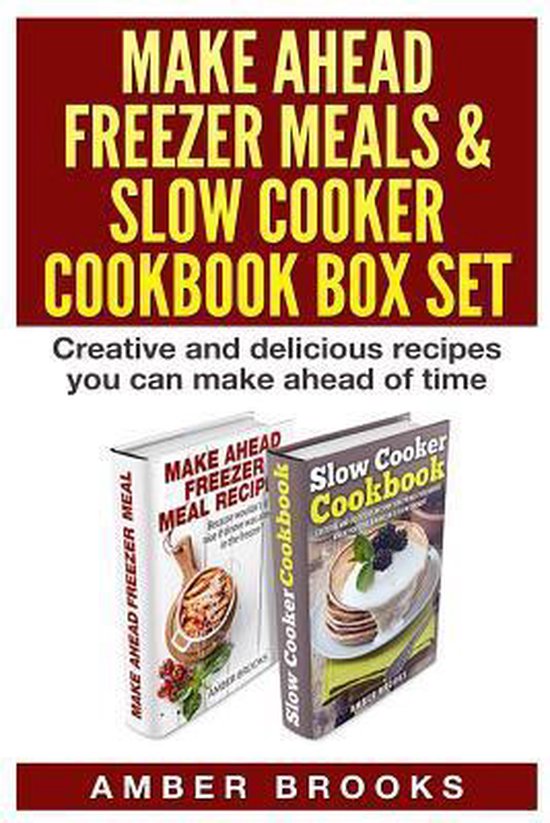 Make Ahead Freezer Meals & Slow Cooker Cookbook Box Set - cover
