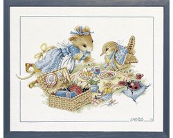 borduurpakket 33843 marjolein bastin, vera de muis, picknick