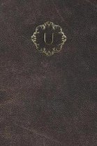 Monogram  U  Notebook