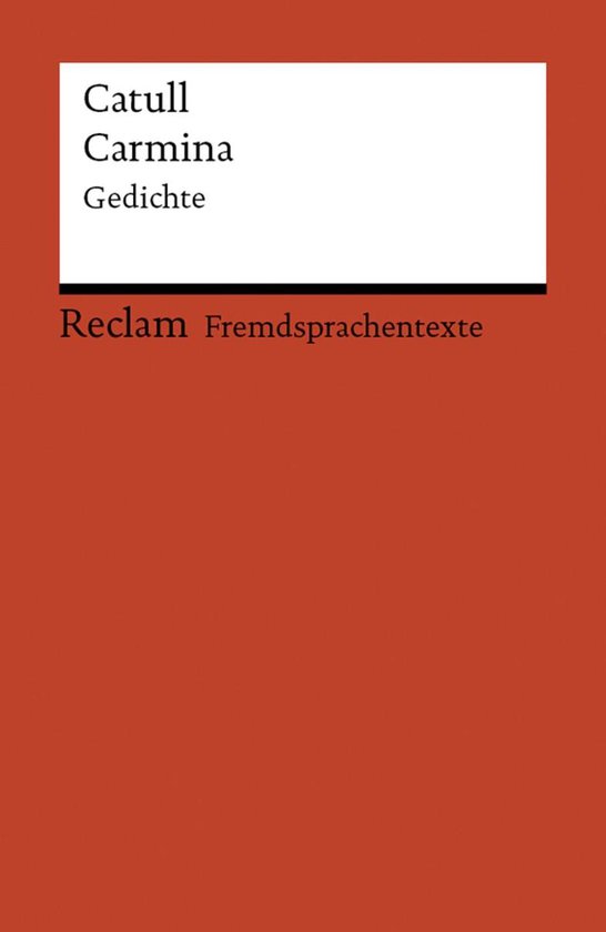 Reclams Universal-Bibliothek - Carmina - cover