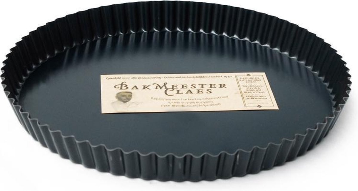 Bakmeester Claes taartvorm losse bodem 30cm