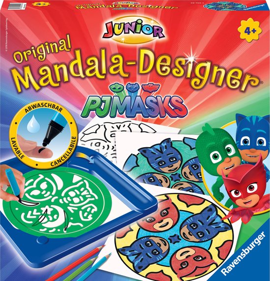 Ravensburger 29809 - Flowers and Butterflies, 2 in 1 - Mandala Designer Midi
