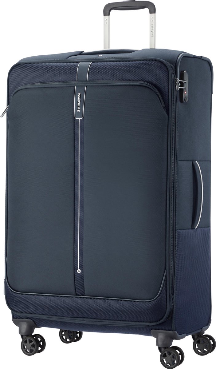 Samsonite Reiskoffer - Popsoda Spinner 78/29 Uitbreidbaar (Large) Dark Blue