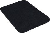 Kokosmat / Coco crum (Nieuw) ook voor buiten / 50 cm x 80 cm / 007 black
