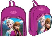 Disney Frozen rugzak Anna en Elsa met voorvak paars roze