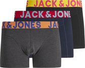 JACK&JONES JACCRAZY SOLID TRUNKS 3 PACK NOOS Heren Onderbroek - Maat S