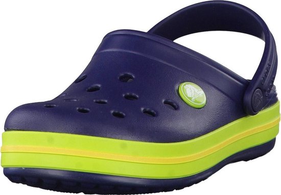 Crocs Crocband Slippers - Maat 22/23 - Unisex - blauw/groen/wit | bol.com