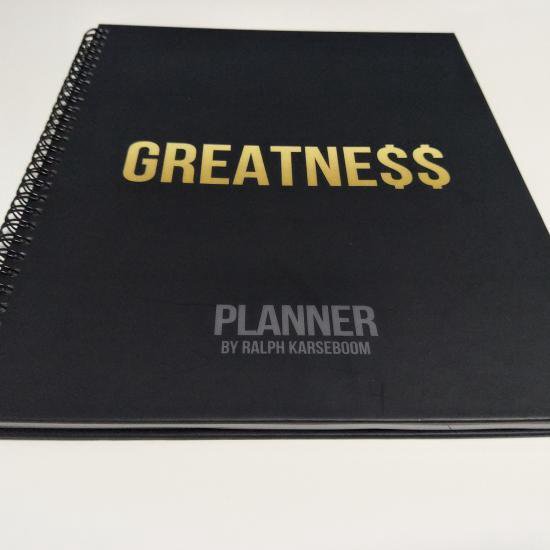 AGENDA PLANNER | AGENDA | PLANNER | SUCCESS PLANNER DAGPLANNER - PLANNER | GREATNESS bol.com