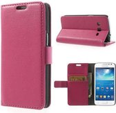 Grain Wallet case hoesje Samsung Galaxy 4G G386F roze