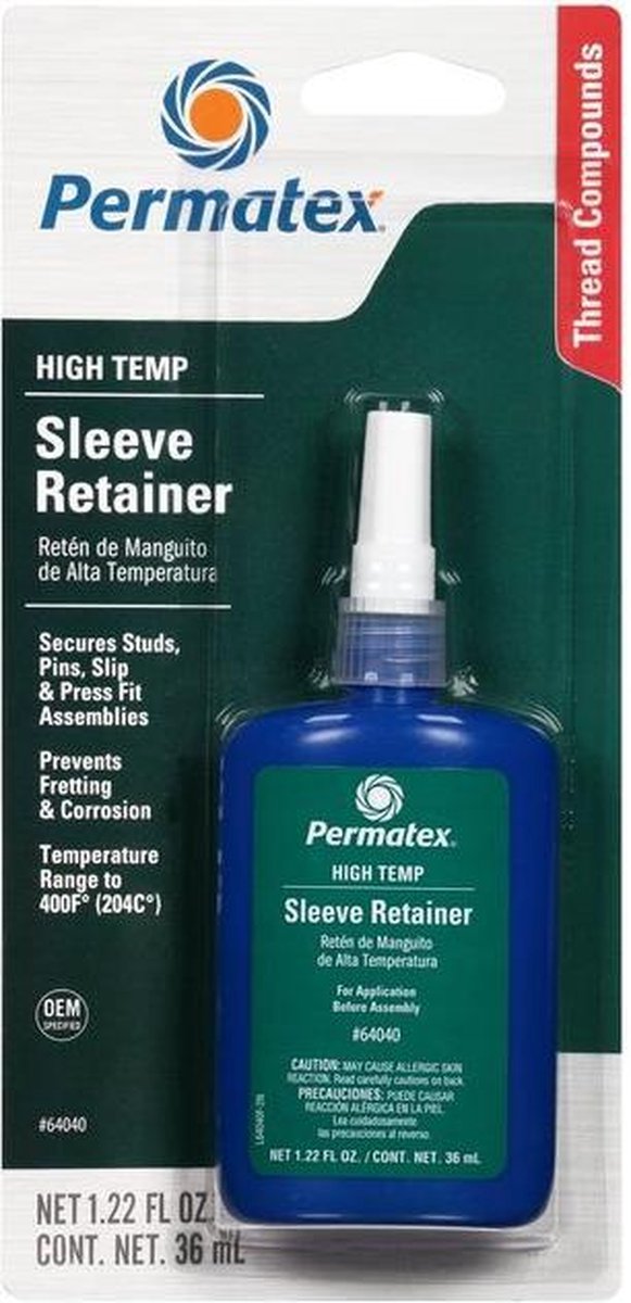 Permatex® High Temperature Sleeve Retainer 64040