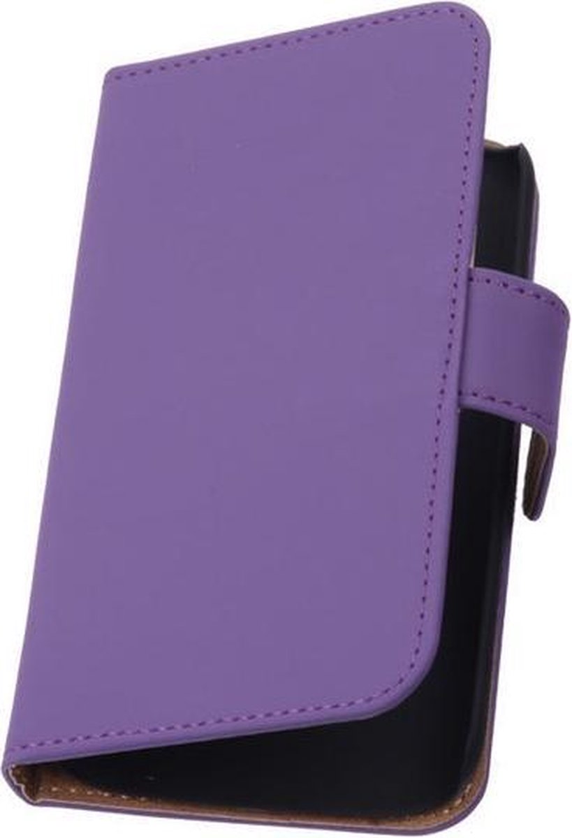 Paars Samsung Galaxy Note 3 Book Wallet Case Hoesje