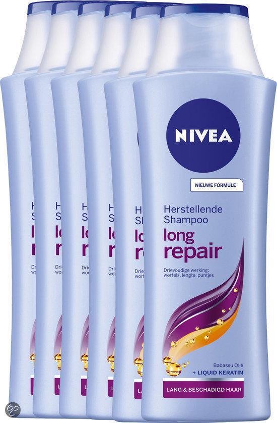 Wijde selectie Omgeving Contract NIVEA Long Repair - 6 x 250 ml Voordeelverpakking - Shampoo | bol.com