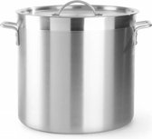 Kookpan met deksel aluminium 15,5 liter