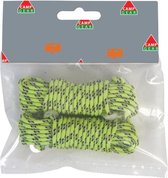 Camp-Gear - Scheerlijn + Spanners - Ø 3 mm - 2x 3,5m - Reflecterend nylon