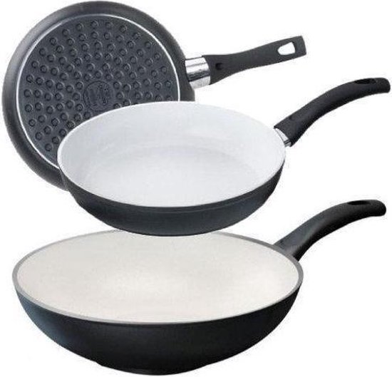 Ballarini Rivarolo Pannenset 3delig Aluminium